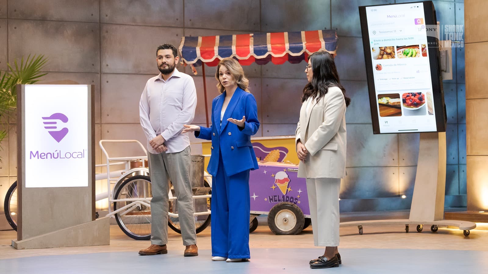 Shark Tank México — MenúLocal, pitching